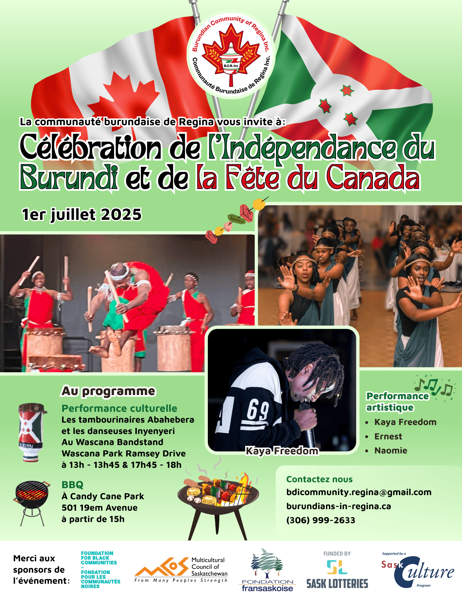 Célébration de l'Indépendance du Burundi et de la Fête du Canada 2025